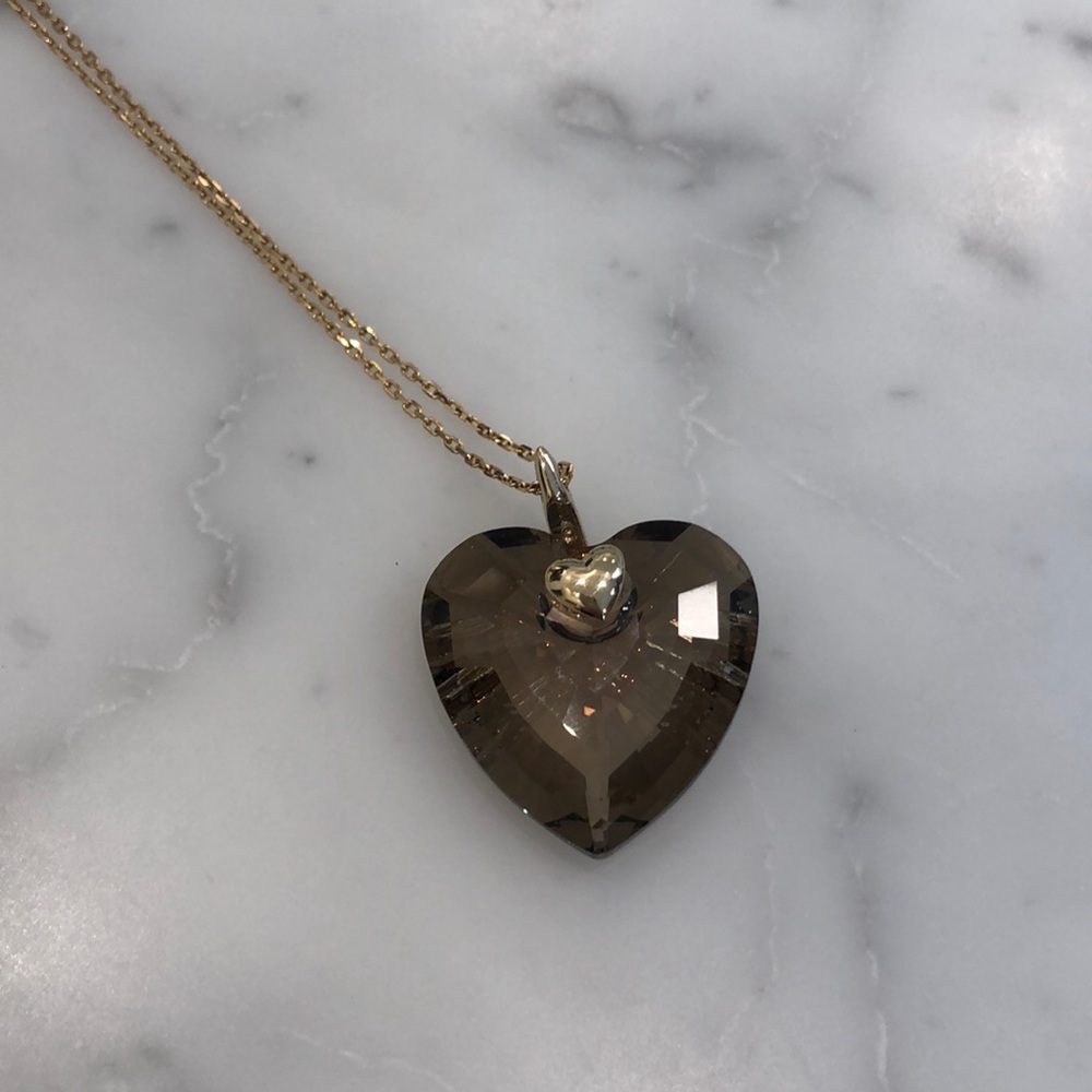 ❌SOLD!❌Swarovski heart necklace - Picture 5 of 6